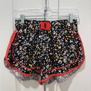 Free People Varsity Blues Printed Shorts